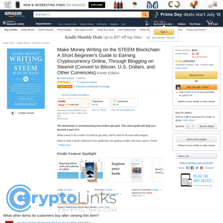 Make Money Writing on the STEEM Blockchain: A Short Beginner's Guide to Earning Cryptocurrency Online, Through Blogging on Steemit (Convert to B