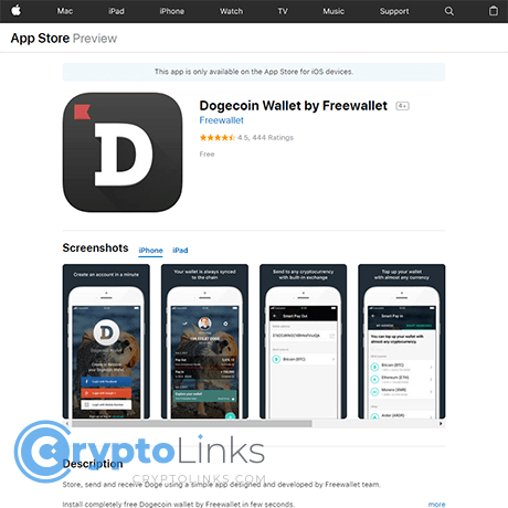 Dogecoin Wallet by Freewallet