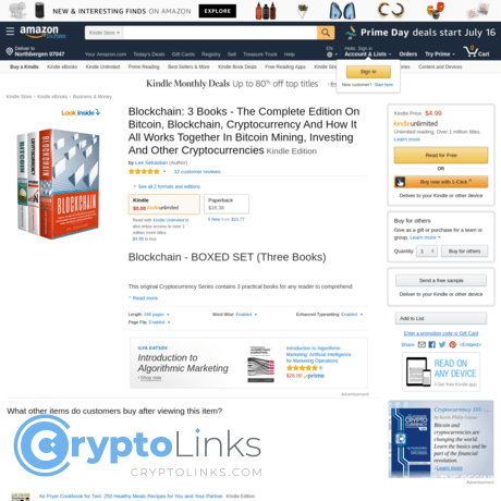 Blockchain: 3 Books – The Complete Edition On Bitcoin, Blockchain, Cryptocurrency And How It All Works Together In Bitcoin Mining, Investing And