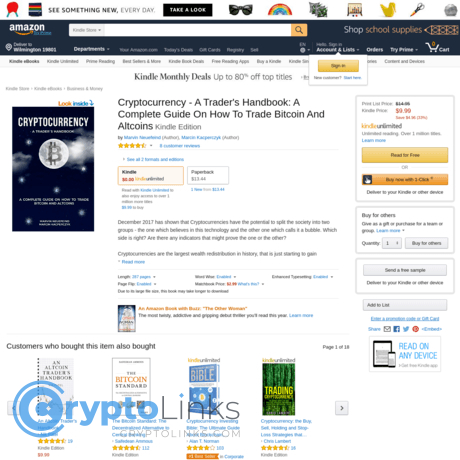 Cryptocurrency – A Trader's Handbook: A Complete Guide On How To Trade Bitcoin And Altcoins