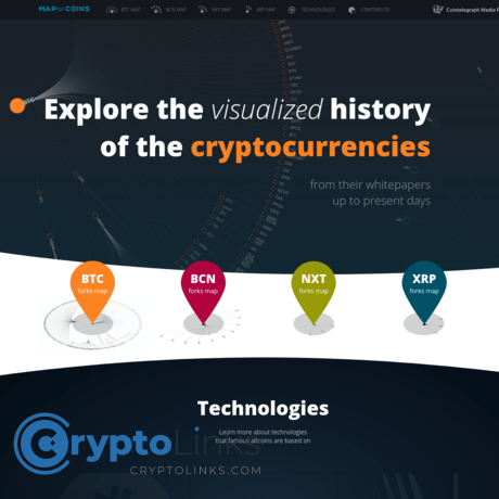 Explore the visualized history of the cryptocurrencies