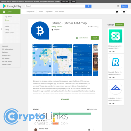 Bitmap – Bitcoin ATM map